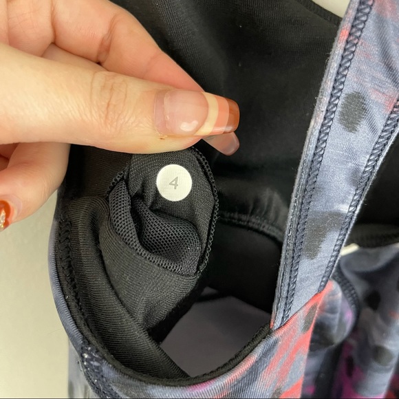 LULULEMON Windy Blooms Regal Plum Polka Dot Kanto Catch Me Tank - Picture 10 of 10